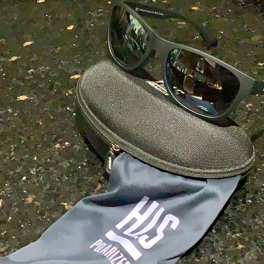 H.I.S. Polarized sunglasses.